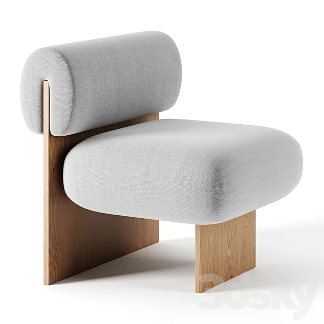 L'ART LOUNGE CHAIR by Fomu 3DModel
