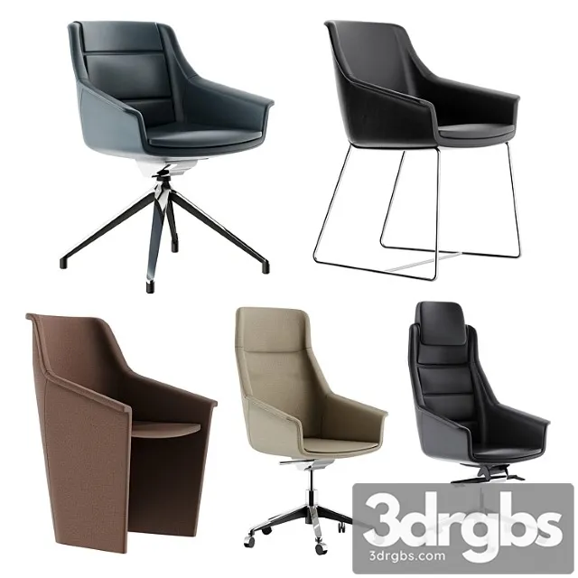 Las jera armchairs 2 3D Model Free