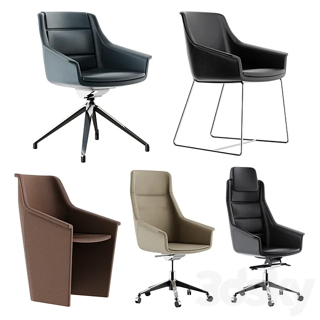 LAS JERA armchairs 3DModel