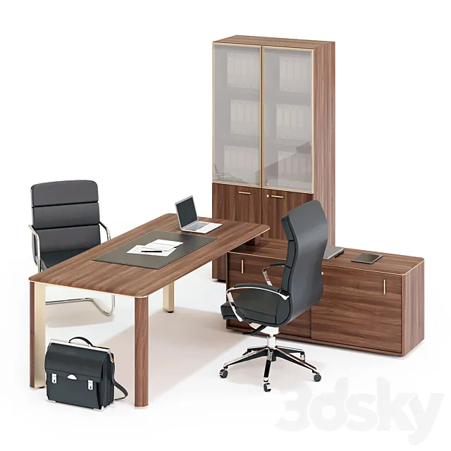 LAS LULIO Executive Desk 3DModel