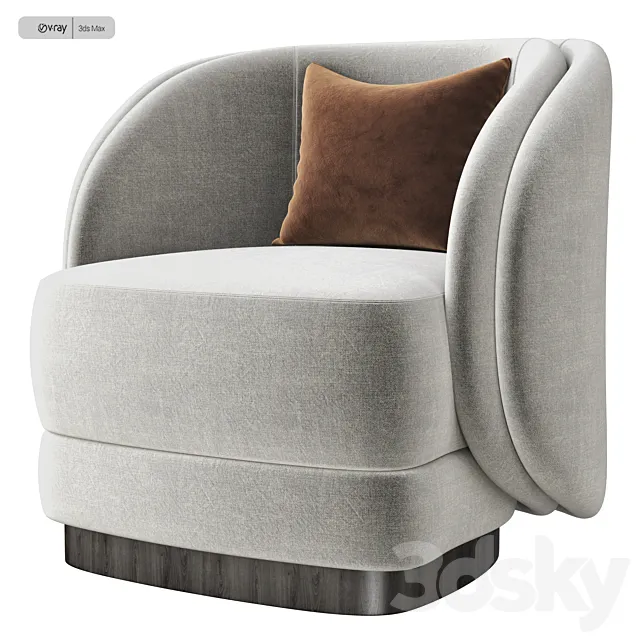 Laskasas Ambrose Armchair 3DModel
