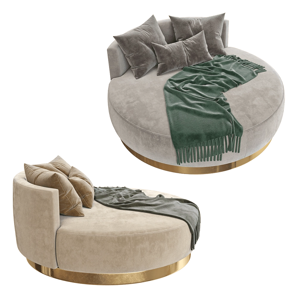 Laskasas - Chaise lounge Scarlet 3D Model