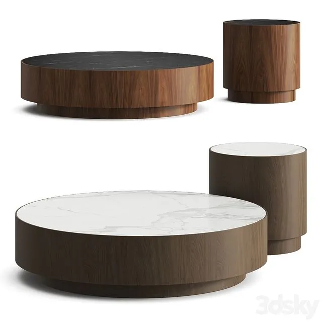 Laskasas Gold Coffee and Side Table Free Download