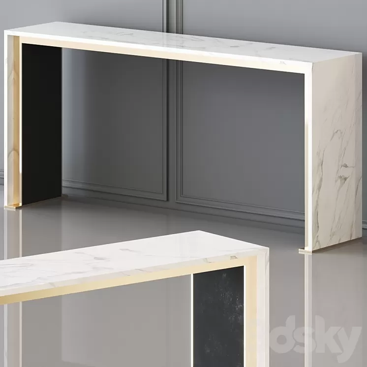 Laskasas JILL - Console Table 3D Model