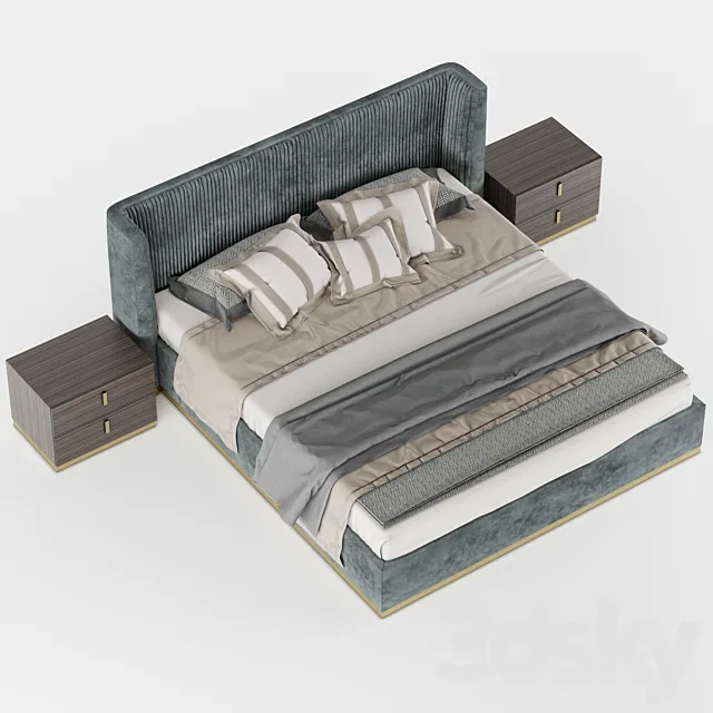 Laskasas MIUZZA bed 3DModel