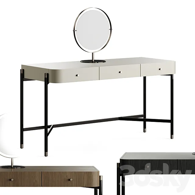 Laskasas Rosie Dressing Table 3D Model
