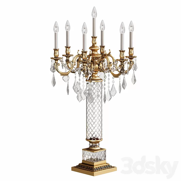 ?lassic table lamp 3D Model