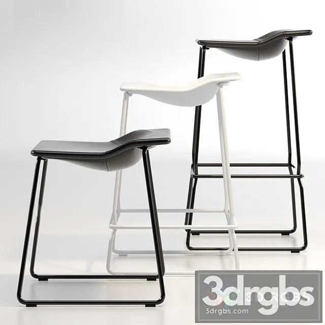 Last Minute Stool Set 3D Model Free