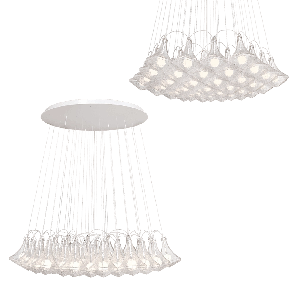 LASVIT - Chandelier Facets 3D Model