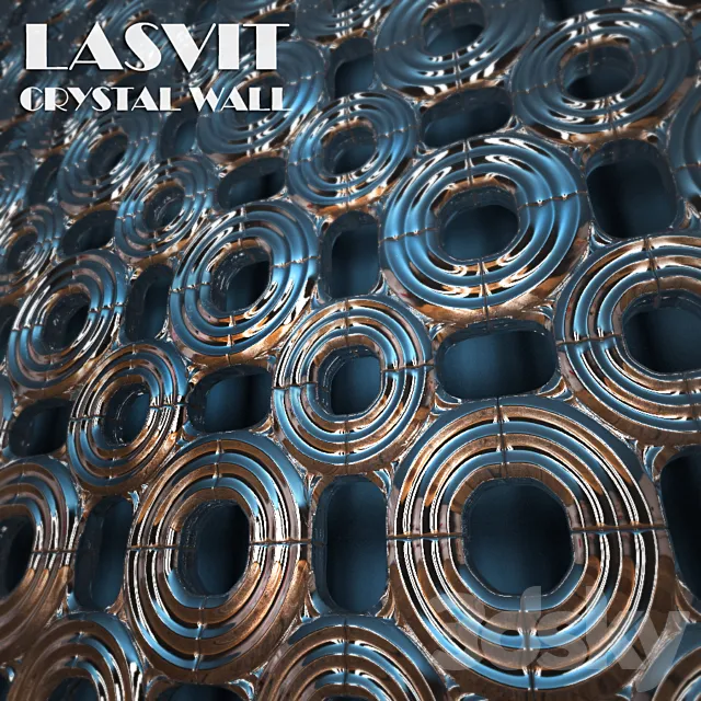 Lasvit Crystal Wall 3D Model