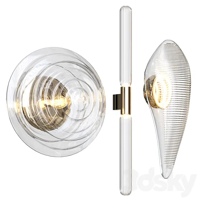 Lasvit Wall Lamp Collection 3D Model