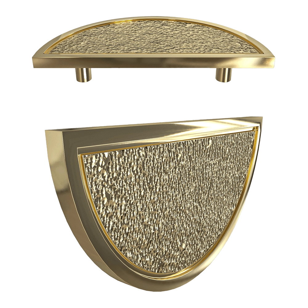 Latuning - Door handle Round Sun LP 3D Model