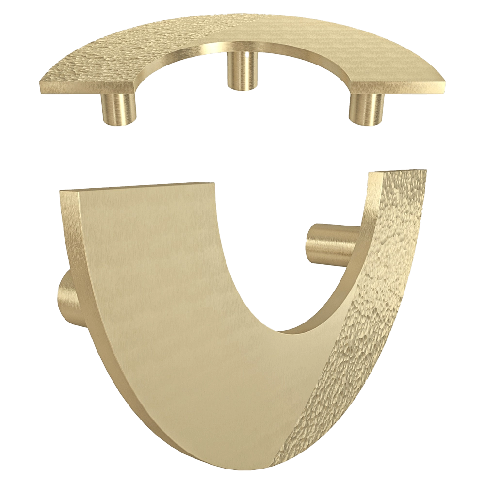 Latuning - Door handle Stamped Round LS 3D Model