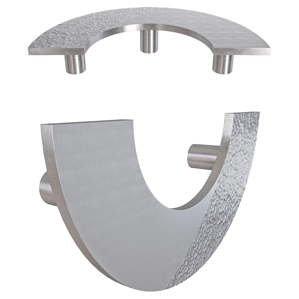 Latuning - Door handle Stamped Round NS 3D Model