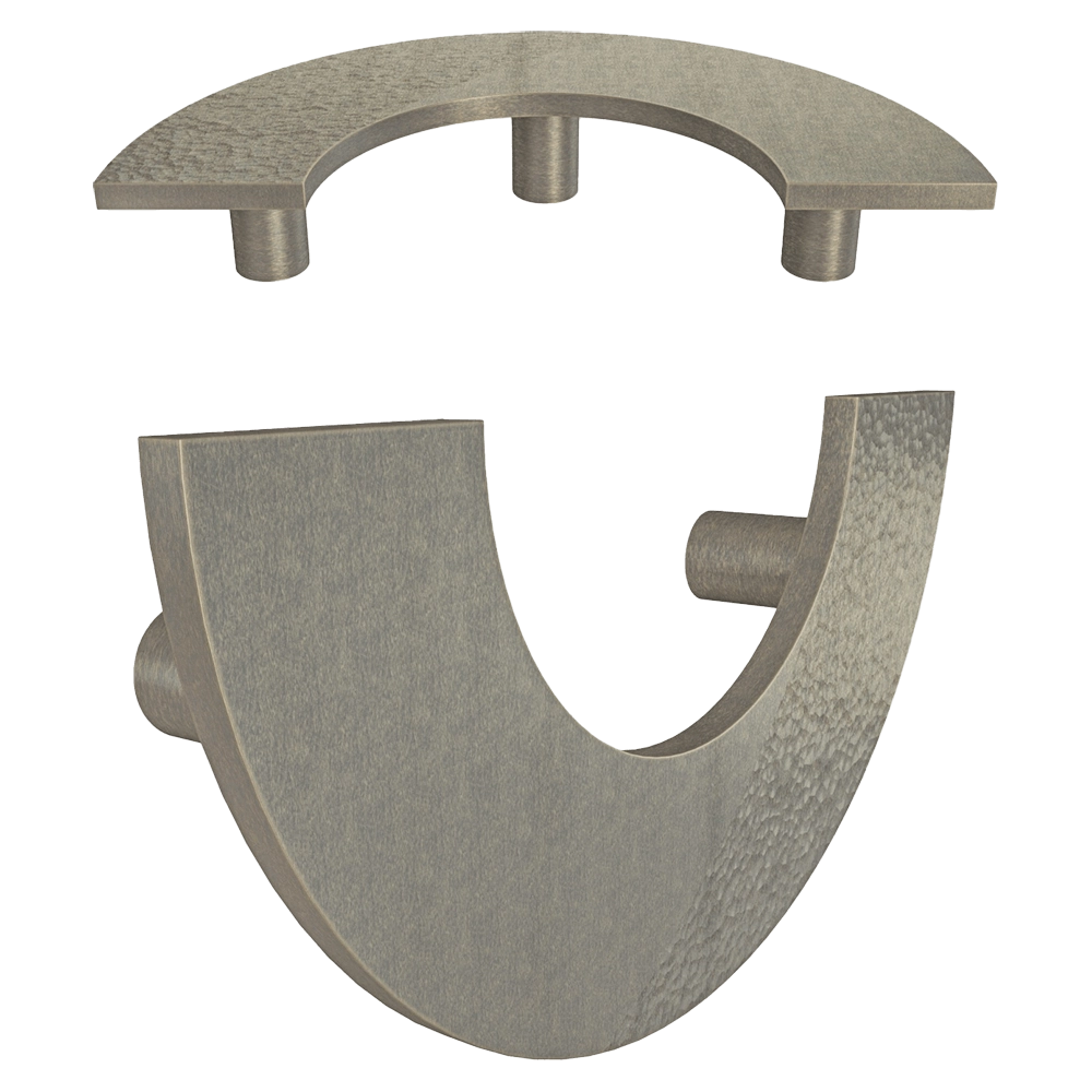 Latuning - Door handle Stamped Round SP 3D Model