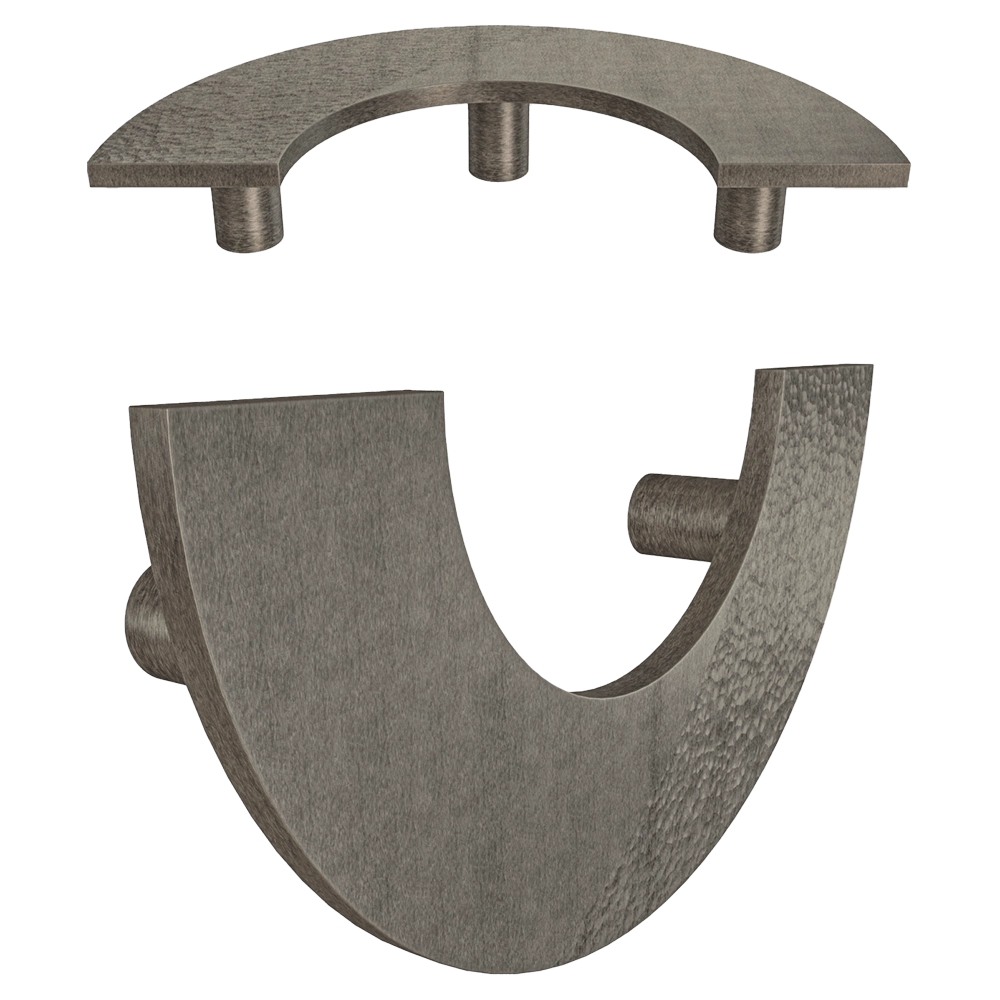 Latuning - Door handle Stamped Round TP 3D Model