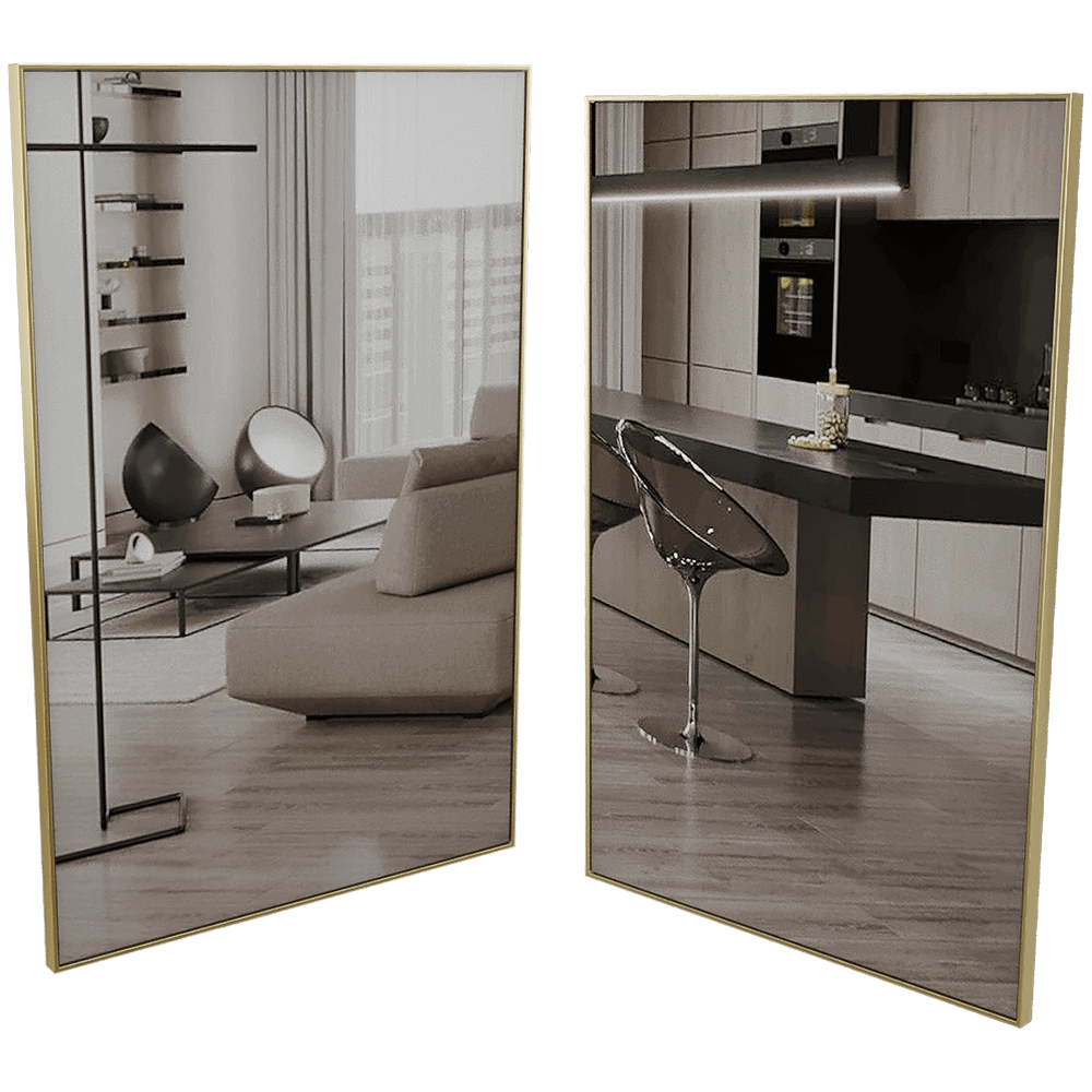 Latuning - Rectangular mirror with sharp corners 3D Model