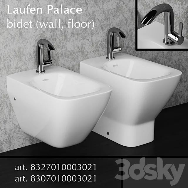 Laufen Palace bidet 3D Model