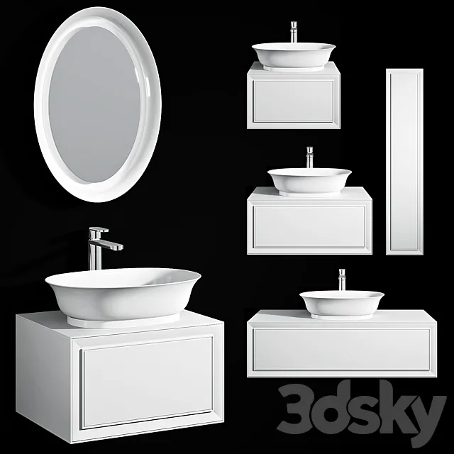 Laufen THE NEW CLASSIC washbasins 3D Model