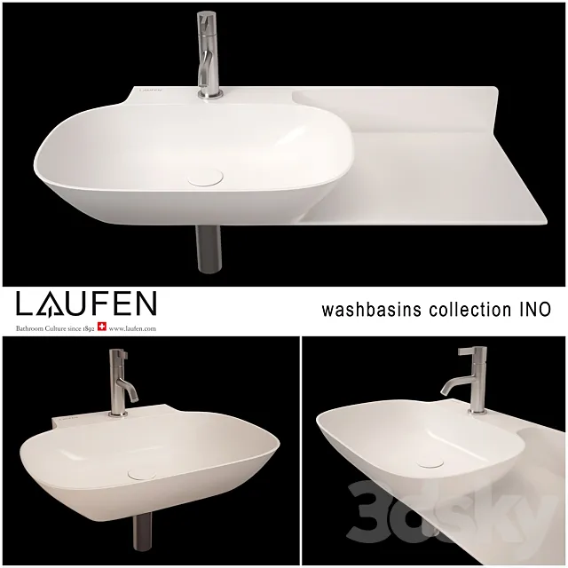 Laufen washbasins INO 3D Model