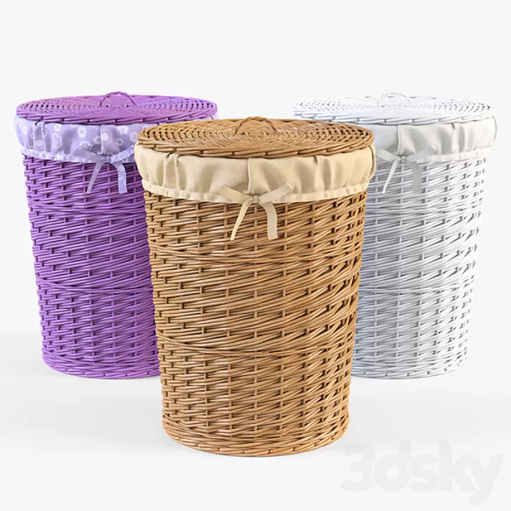 Laundry basket 003 3D Model
