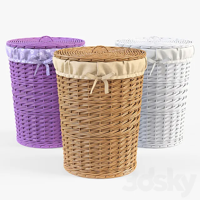 Laundry basket 003 3DModel
