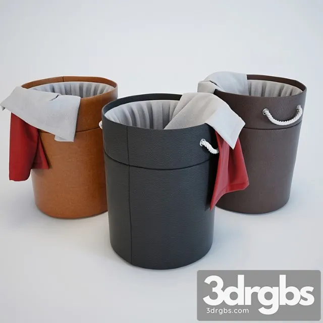 Laundry Basket 3D Model Free