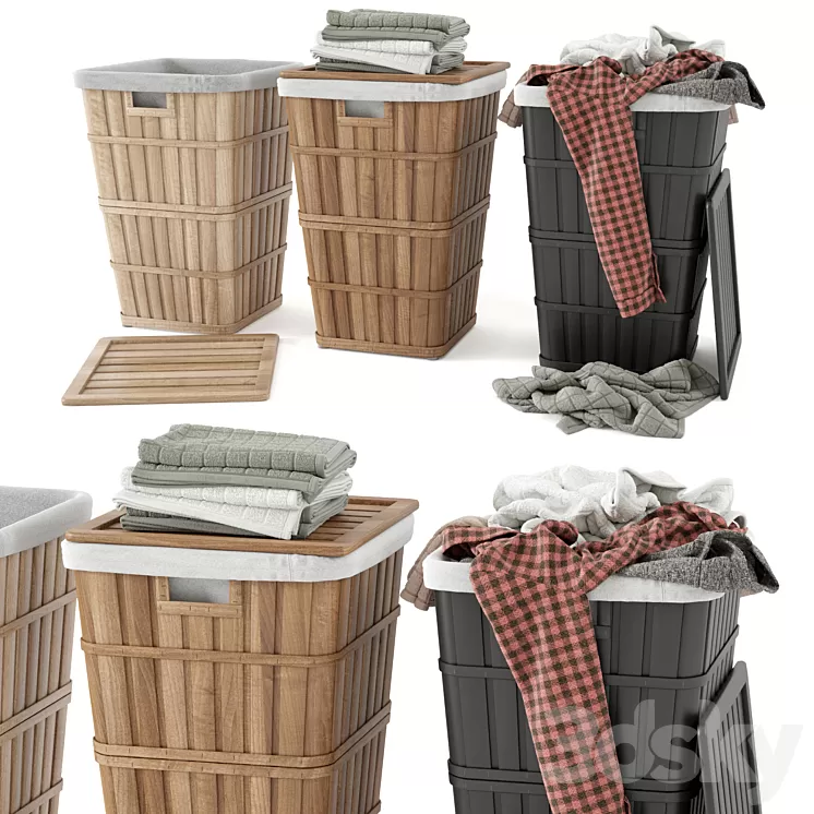 Laundry basket BRANKIS 3D Model
