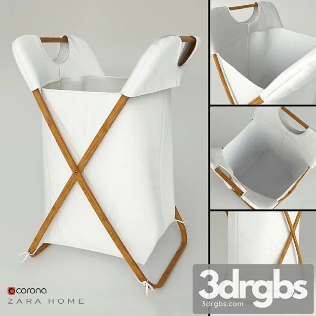 Laundry Basket Zarahome 3D Model Free
