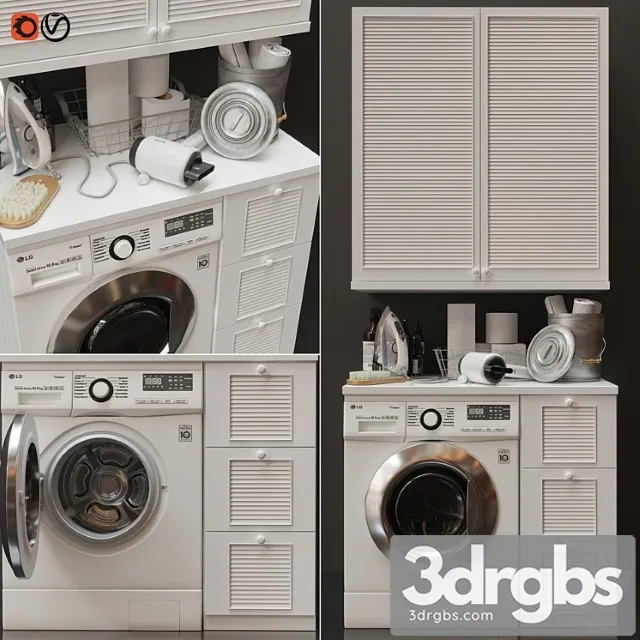 Laundry Decor 31 3D Model Free