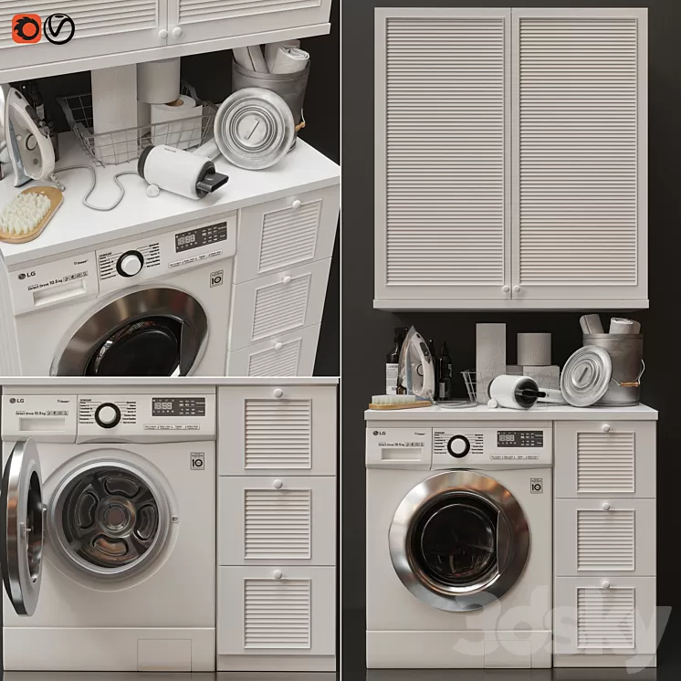Laundry Decor 3D Model