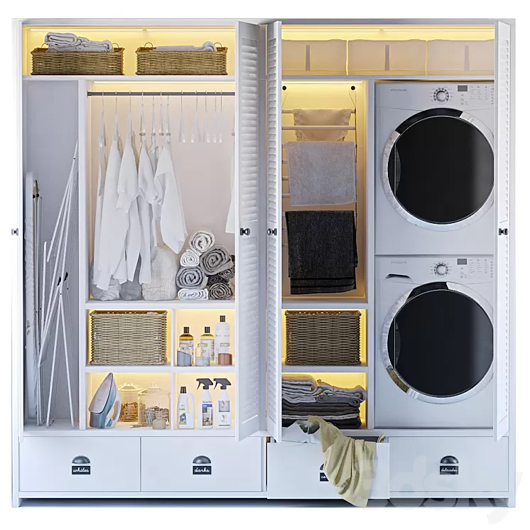 Laundry decor 3D Model