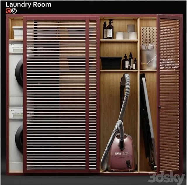 Laundry room 09 3D Model