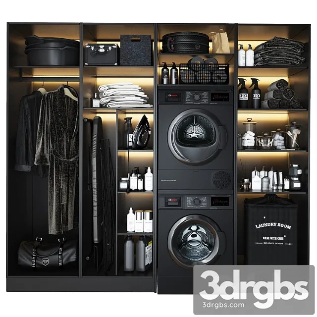 Laundry Room 3 3D Model Free
