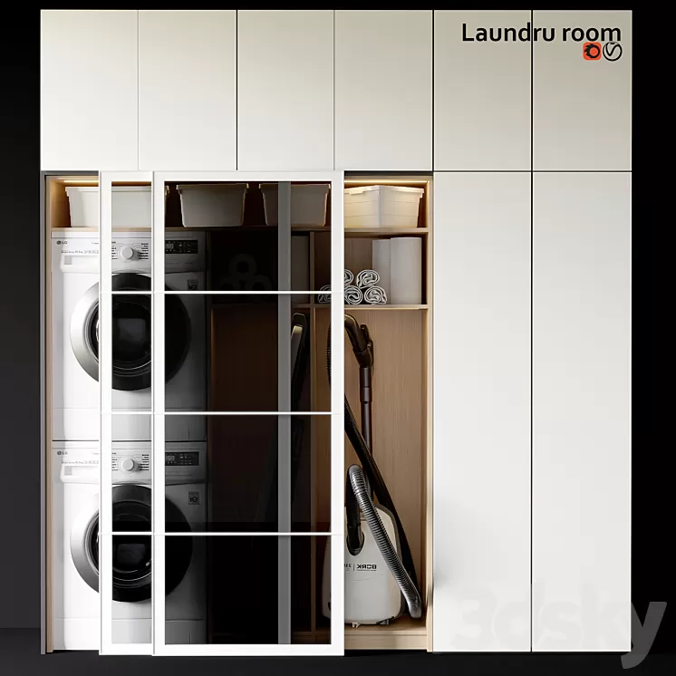 Laundry room 3D Model