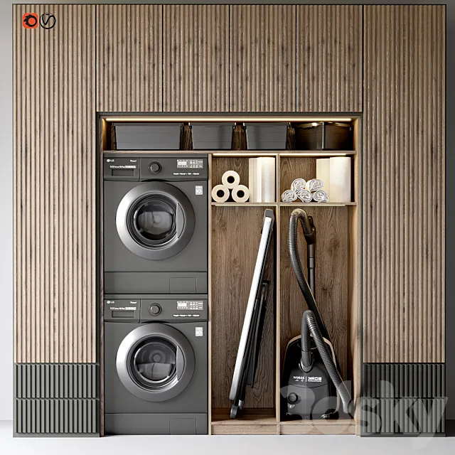 Laundry room 3D Model