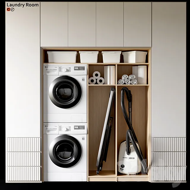 Laundry room 3DModel