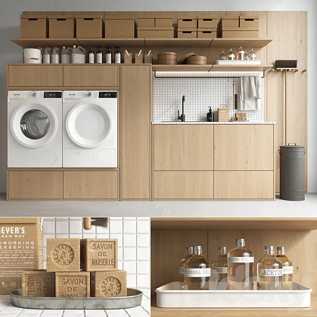 Laundry Room 3D Model