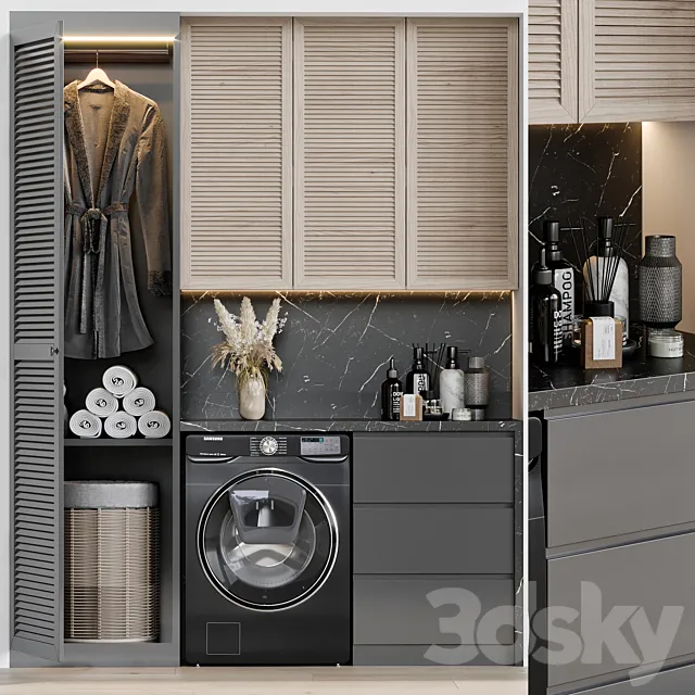 Laundry set 10 3D Model