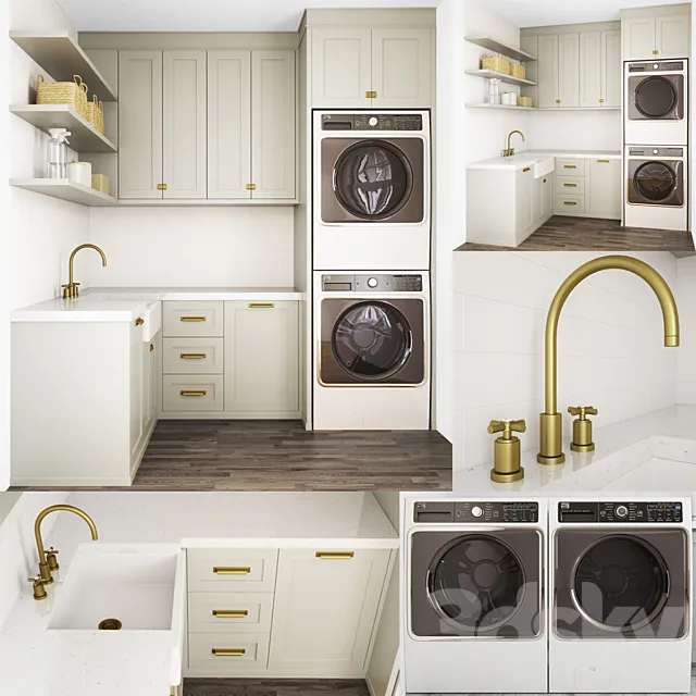 Laundry Set I Laundry_07 3D Model