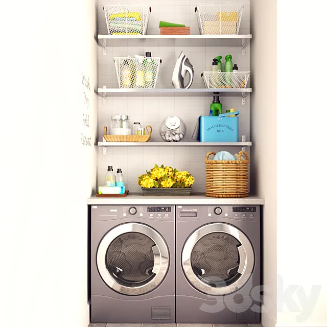 LAUNDRY_SET 3DModel