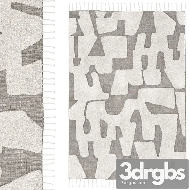 Launita Wool And Cotton Carpet 3D Model Free