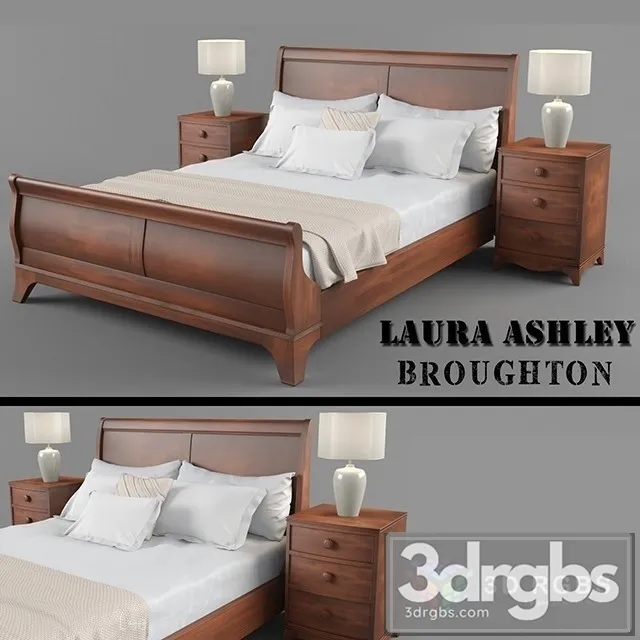 Laura Ashley Broughton Bed 3D Model Free