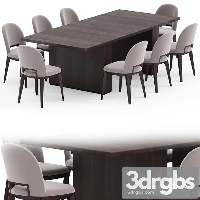 Laura Meroni Margaret Table Chair 3D Model Free
