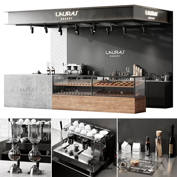 lauras Bakery 3D Model