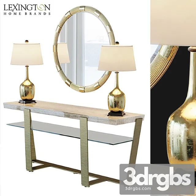 Laurel Canyon Griffith Park Console Table 3D Model Free