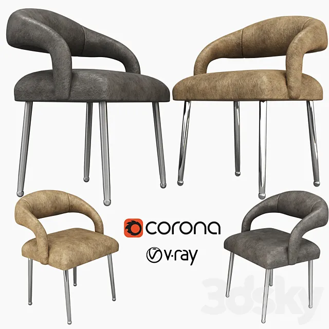 Laurel dining chair 3DModel