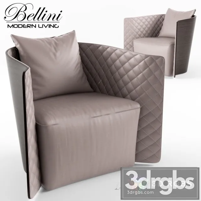 Lauren Club Armhair 3D Model Free