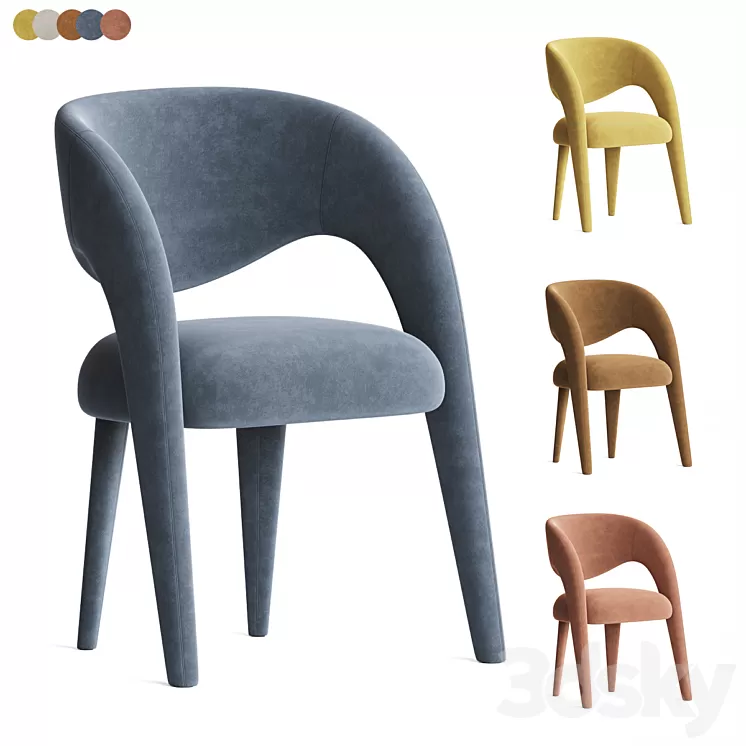 Laurence Chair 1stdibs 3D Model Free