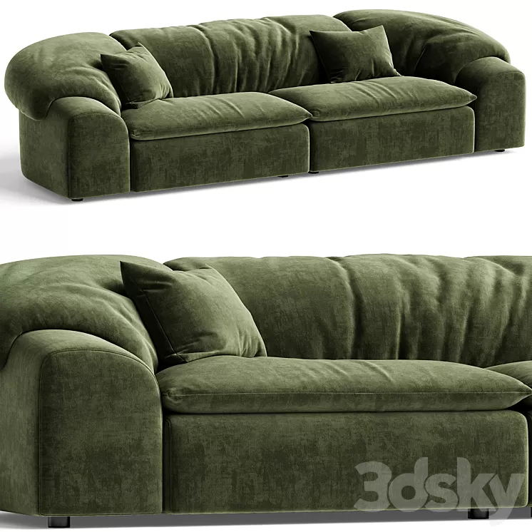 Lava Cake 4 Seater Sofa 3D Model Free
